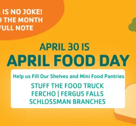 April FOOD Day April 30 event