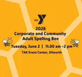 YMCA Spelling Bee Event Banner