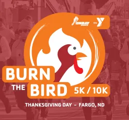 a logo for an annual thanksgiving day 5k/10k