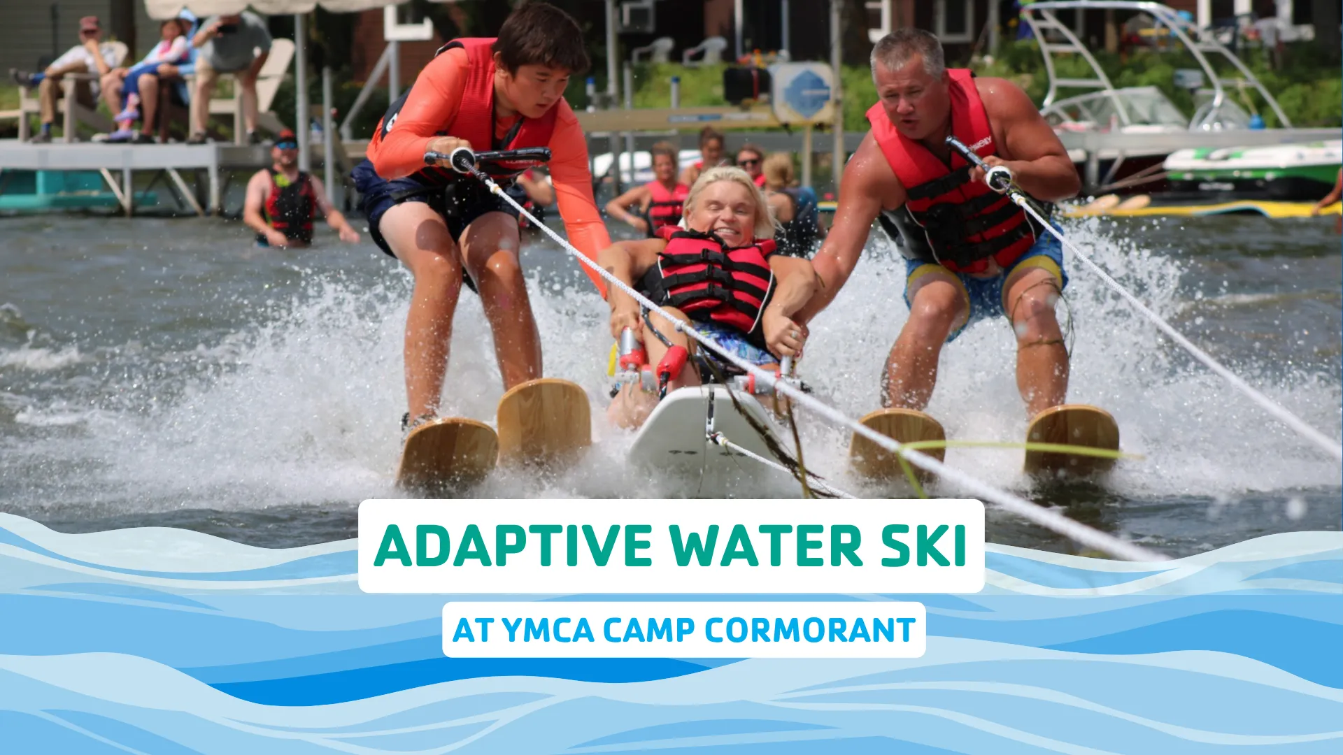 image of adaptive water ski
