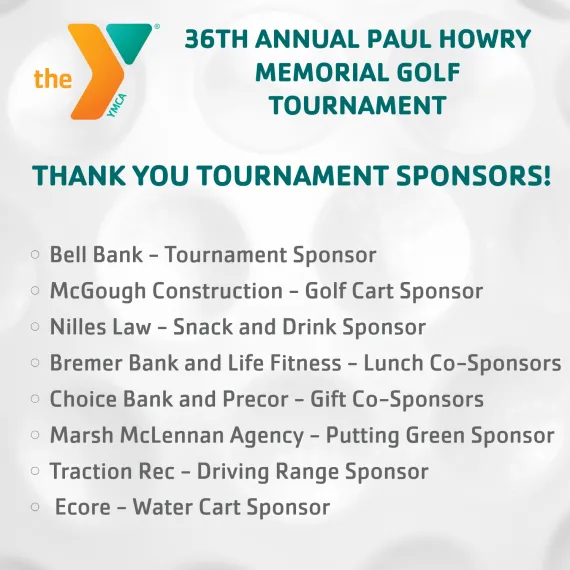 thank you tournament sponsors