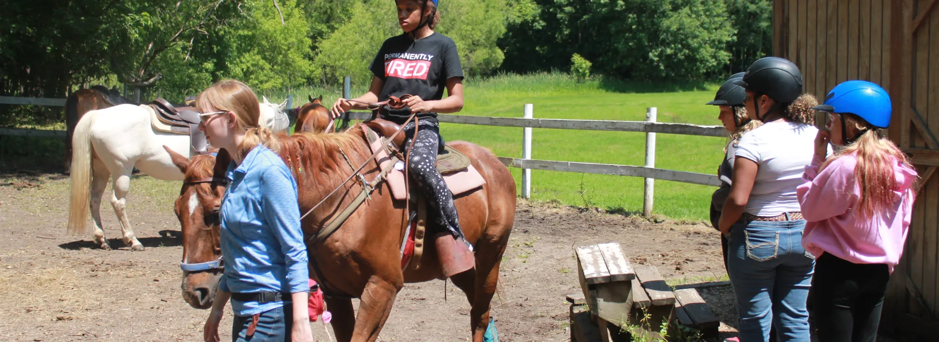 camp horse riding